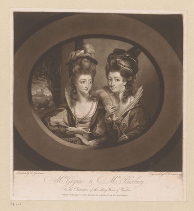 Portrait de Mary Gwyn et Catherine Bunbury - William Dickinson