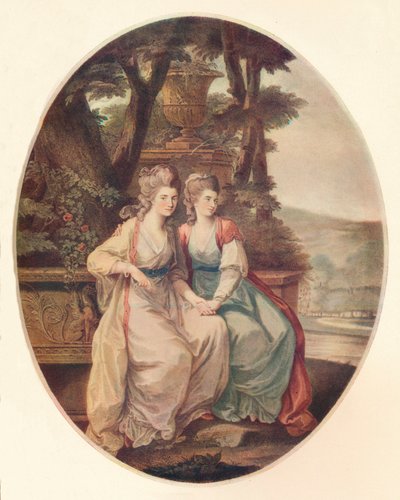La Duchesse de Devonshire et Lady Duncannon, 1782 - William Dickinson