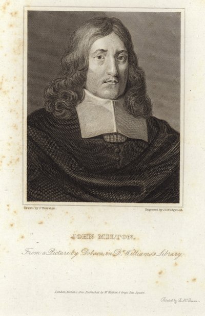 Portrait de John Milton - William Dobson