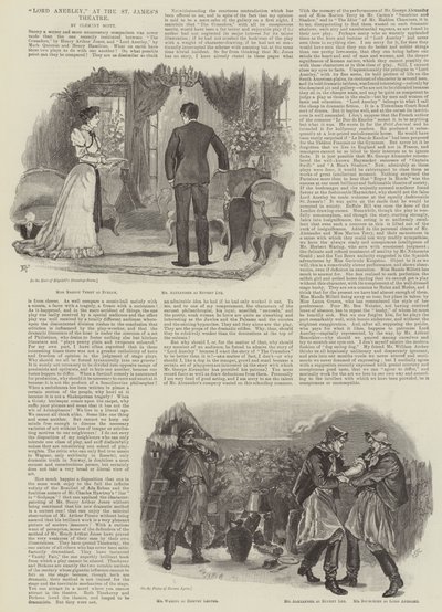 Lord Anerley, au théâtre St James - William Douglas Almond
