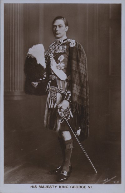 Sa Majesté le Roi George VI (photo n/b) - William Drummond Young