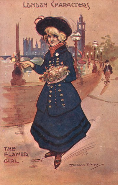 Personnages de Londres : la marchande de fleurs - William Dudley Ward