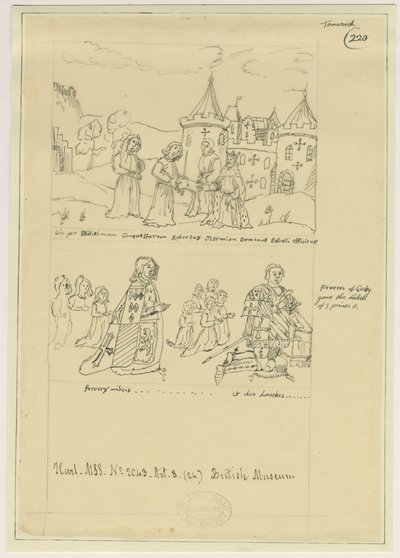 Église de Tamworth - Vitrail : tracé à l