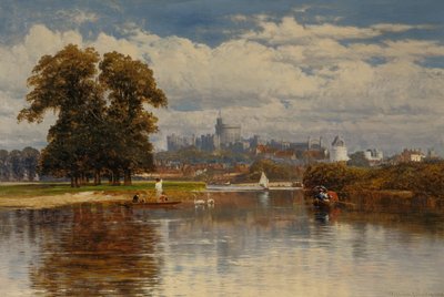 Vue de Windsor depuis la Tamise - William E. Harris