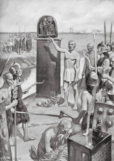 Délimitation de la frontière de Lagash - William Edward (after) Wigfull