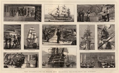 Nos marins, la vie à bord du navire-école de Sa Majesté St Vincent - William Edward Atkins