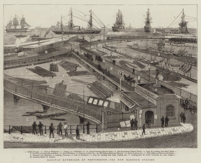 Extension Ferroviaire à Portsmouth, la Nouvelle Gare du Port - William Edward Atkins