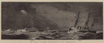 Essai en Mer du HMS Devastation au large de Berehaven - William Edward Atkins