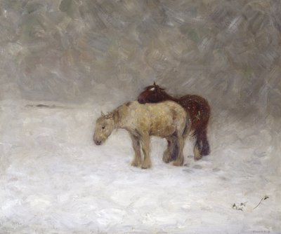 Tempête de neige, vers 1891 - William Edward Stott