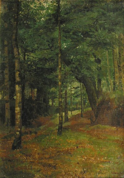 Étude du soleil à travers les arbres, Concarneau - William Edward Stott