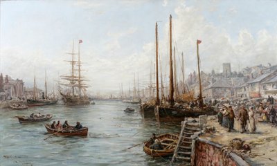 Port de Douglas, île de Man - William Edward Webb