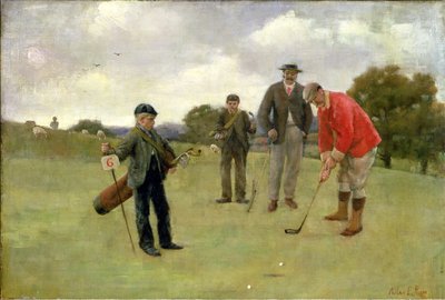 Sur le sixième green - William Edwin Pimm