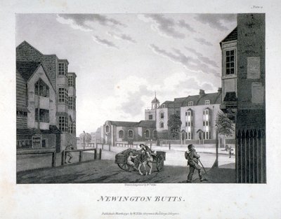 Newington Butts, Southwark, Londres, 1792 - William Ellis