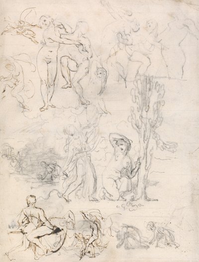 Feuille de croquis - William Etty