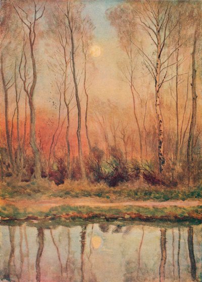 Un canal du Surrey, soir - William Eyre Walker