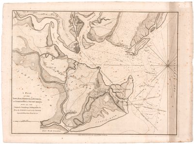 Plan de Charlestown, S.C. par Faden - William Faden