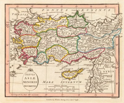 Asie Mineure antique. Carte. - William Faden