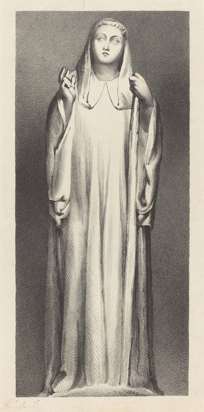 Figure de la Cathédrale de Peterborough - William Fairland after John Flaxman
