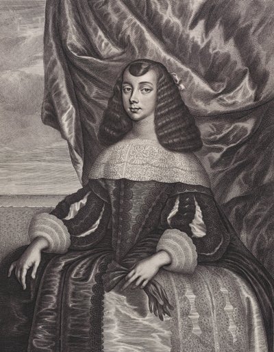 Catherine de Bragance, 1662 - William Faithorne