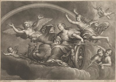 Junon et Iris - William Faithorne