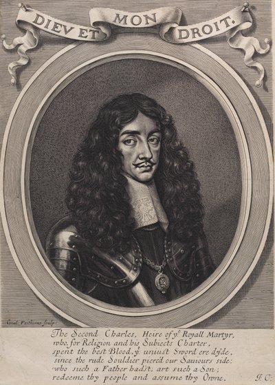Roi Charles II, 1660-70 - William Faithorne