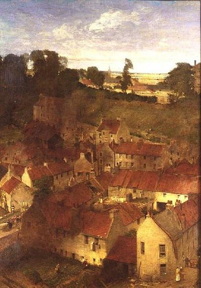Le Village de la Water of Leith depuis une fenêtre à Rothesay Terrace - William Fettes Douglas