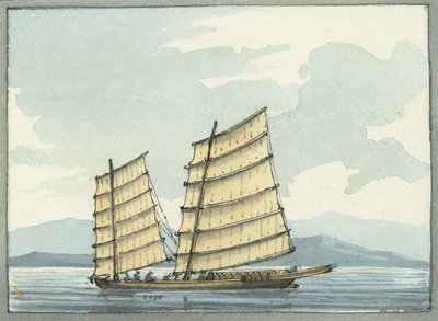 Bateau pilote chinois de Macao - William Ffarington
