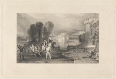 Mannering, Hazlewood et contrebandiers - William Finden