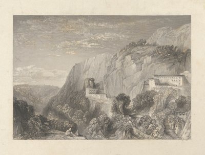 Mont Liban et le couvent de Saint-Antoine - William Finden