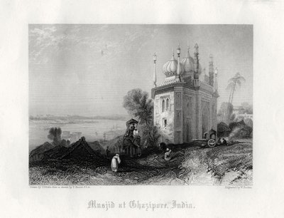 Mosquée à Chazipore, Inde, XIXe siècle - William Finden
