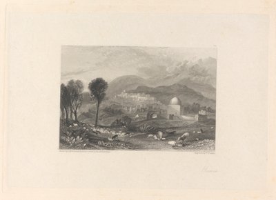 Ramah et la tombe de Rachel - William Finden