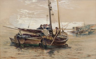 Lecture des nouvelles de la guerre - William Fleming Vallance
