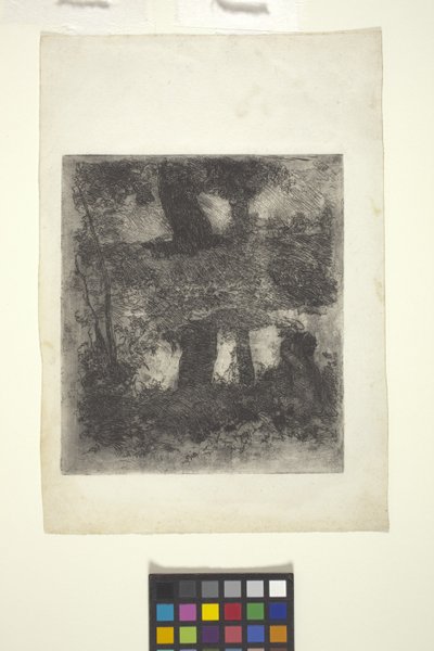Paysage avec faune et piscine (paysage reflété) - William Forsyth