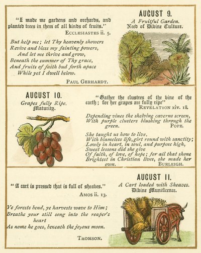 Page du Livre Anniversaire des Emblèmes de la Bible - William Foster