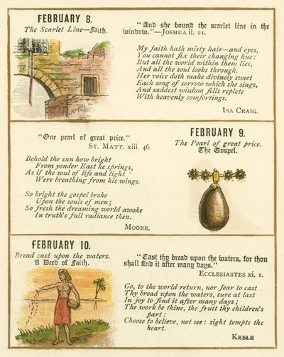 Page du livre anniversaire de la Bible Emblem - William Foster