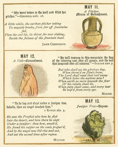 Page du Livre Anniversaire des Emblèmes Bibliques - William Foster