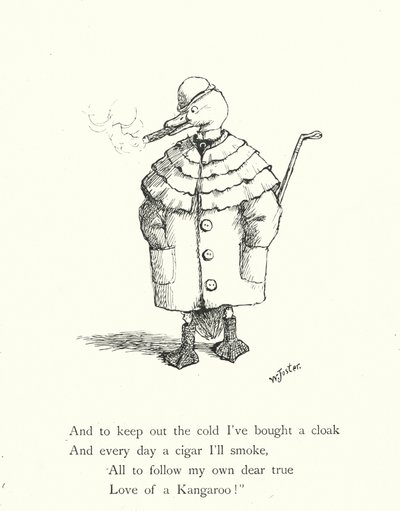 Le canard et le kangourou (gravure) - William Foster