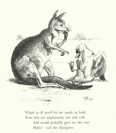 Le canard et le kangourou - William Foster