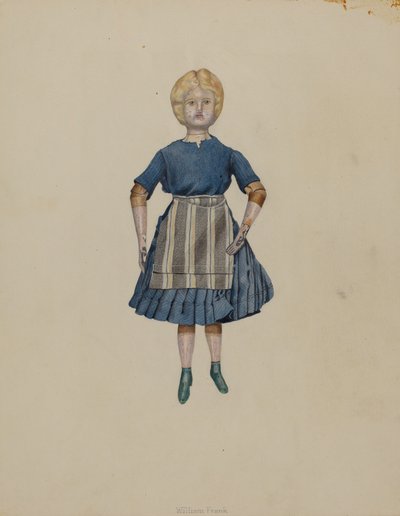 Poupée en étain, vers 1937 - William Frank