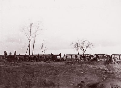 Fort Brady, Virginie, près de Dutch Gap, 1865 - William Frank Browne