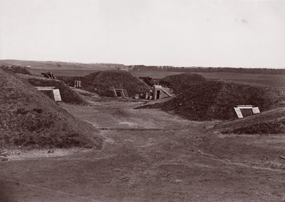 Fort Darling, James River, vers 1865 - William Frank Browne