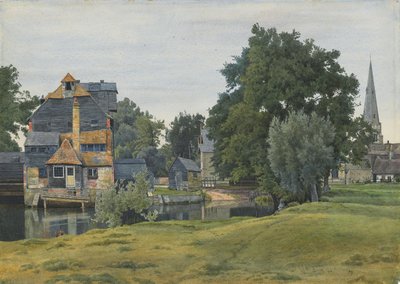 Moulin de Houghton, près de St Ives, Huntingdonshire, 1889 - William Fraser Garden