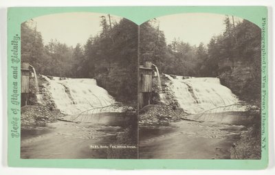 Chute rocheuse, gorge d