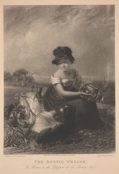 La couronne rustique, gravure réalisée par G.H. Phillips - William Frederick Witherington