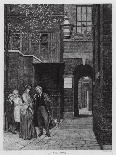Le retard de la loi - William Frederick Yeames