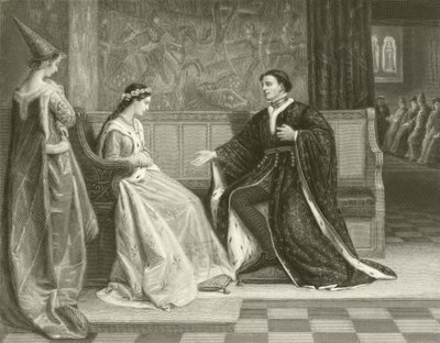 La cour de Henri V - William Frederick Yeames