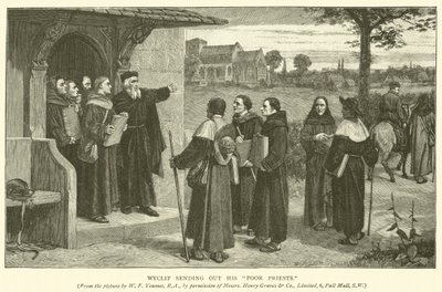 Wyclif envoyant ses pauvres prêtres - William Frederick Yeames