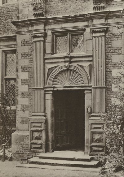 Porte, Aston Hall, Warwickshire (photo n/b) - William Galsworthy Davie