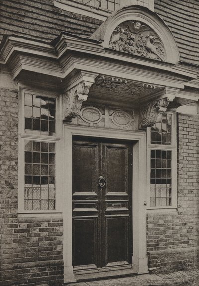 Porte, Burwash, Sussex (photo n/b) - William Galsworthy Davie