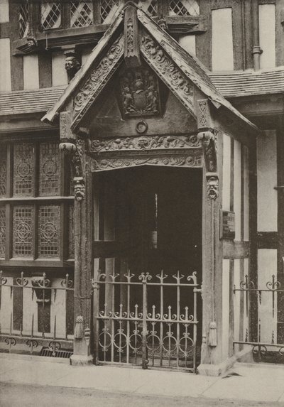 Porte, Guildhall des bouchers, Hereford - William Galsworthy Davie